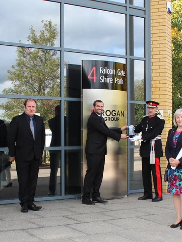 Brogan Group presented with the Queens Award.